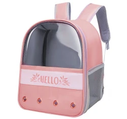 Τσάντα Μεταφοράς Σκύλου & Γάτας Hello 40x32x24cm Ροζ Τσάντα Μεταφοράς Σκύλου & Γάτας Hello 40x32x24cm Ροζ