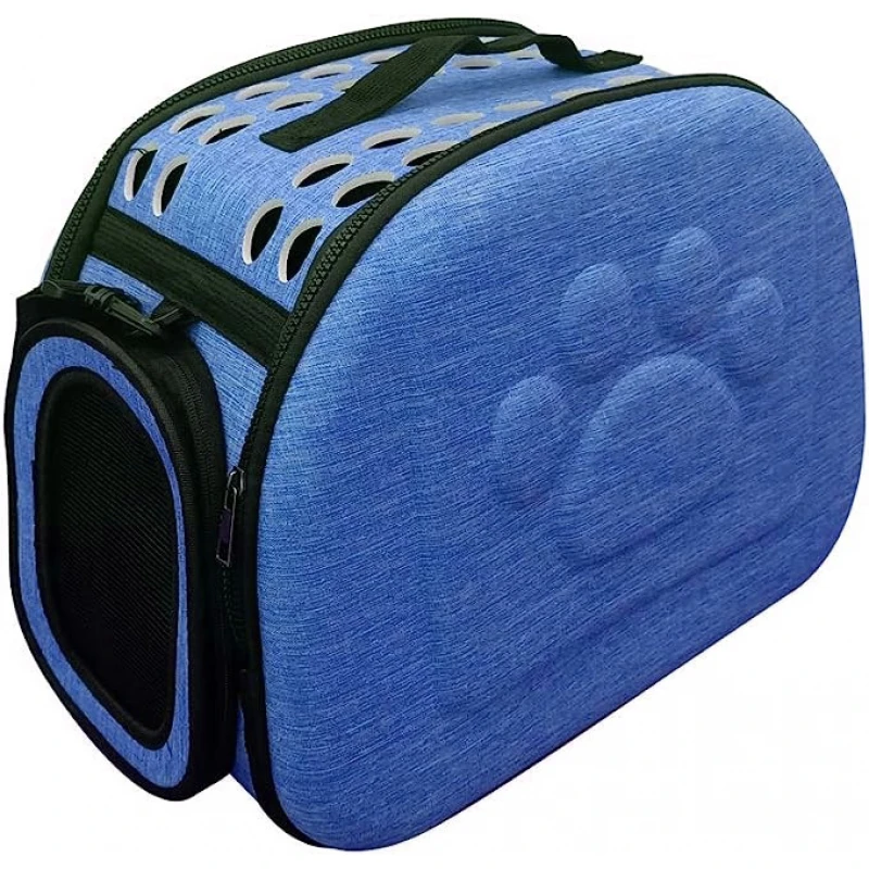Τσάντα Μεταφοράς Ταξιδιού Σκύλου ή Γάτας Denik Pets Πατούσα Μπλε 43x27x31cm ΣΚΥΛΟΙ