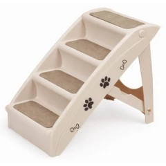 Βοηθητικά Σκαλοπάτια LAD-B-001 για Σκύλους και Γάτες 62x49,5 cm Μπεζ