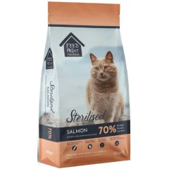 Ξηρή Τροφή Γάτας Feed Point Sterilized Adult με Σολομό 15kg Ξηρή Τροφή Γάτας Feed Point Sterilized Adult με Σολομό 15kg