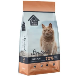 Ξηρή Τροφή Γάτας Feed Point Sterilized Adult με Σολομό 15kg Ξηρή Τροφή Γάτας Feed Point Sterilized Adult με Σολομό 15kg