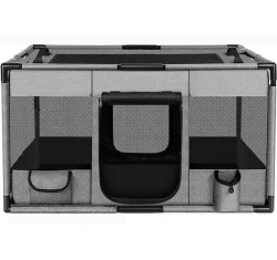 Υφασμάτινο Πάρκο Playpen Medium 80x60x55cm Γκρι Υφασμάτινο Πάρκο Playpen Medium 80x60x55cm Γκρι