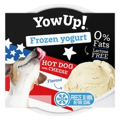 Yowup Dog Ice Cream Hot Dog & Cheese 110gr Yowup Dog Ice Cream Hot Dog & Cheese 110gr