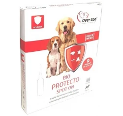 Over Zoo Bio Protecto Spot On Φυτικές Αντιπαρασιτικές Αμπούλες για Μεσαίους και Μεγαλόσωμους Σκύλους 4x1ml Over Zoo Bio Protecto Spot On Φυτικές Αντιπαρασιτικές Αμπούλες για Μεσαίους και Μεγαλόσωμους Σκύλους 4x1ml