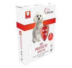 Over Zoo Bio Protecto Spot On Φυτικές Αντιπαρασιτικές Αμπούλες για Μικρόσωμους Σκύλους 4x1ml Over Zoo Bio Protecto Spot On Φυτικές Αντιπαρασιτικές Αμπούλες για Μικρόσωμους Σκύλους 4x1ml