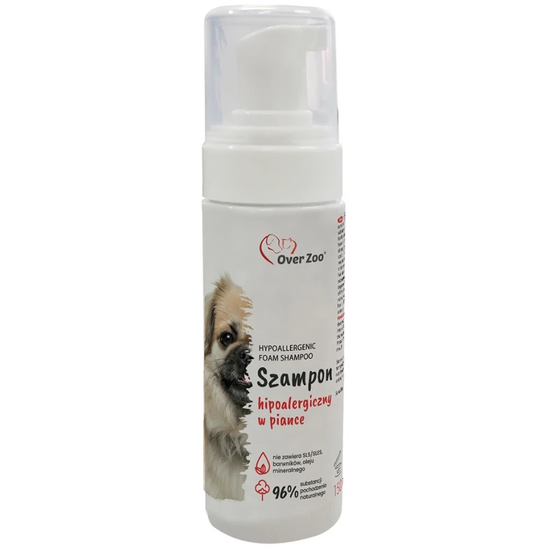 Over Zoo Shampoo Hypoallergenic Foam Σαμπουάν Αφρού για Σκύλους 150ml ΣΑΜΠΟΥΑΝ ΣΚΥΛΟΥ