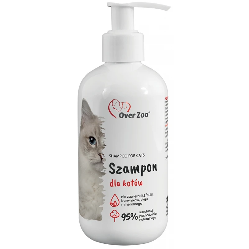 Over Zoo Shampoo for Cats Σαμπουάν για Γάτες με Ρίζα Βαλεριάνας 250ml ΓΑΤΕΣ