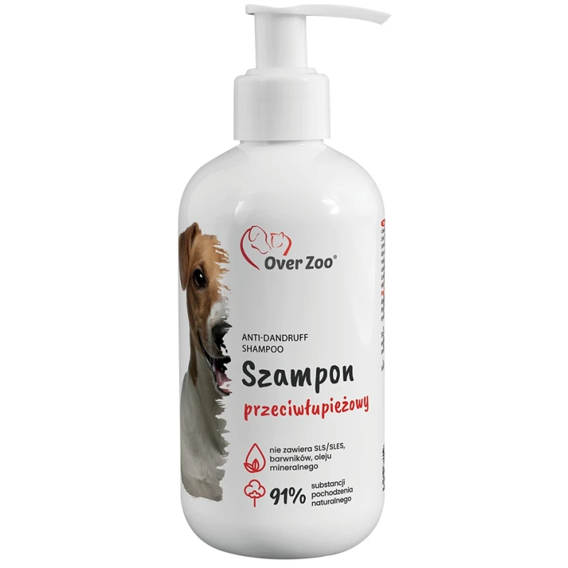 Over Zoo Shampoo Anti-Dandruff Σαμπουάν για τη Πιτυρίδα Σκύλου 250ml ΣΑΜΠΟΥΑΝ ΣΚΥΛΟΥ