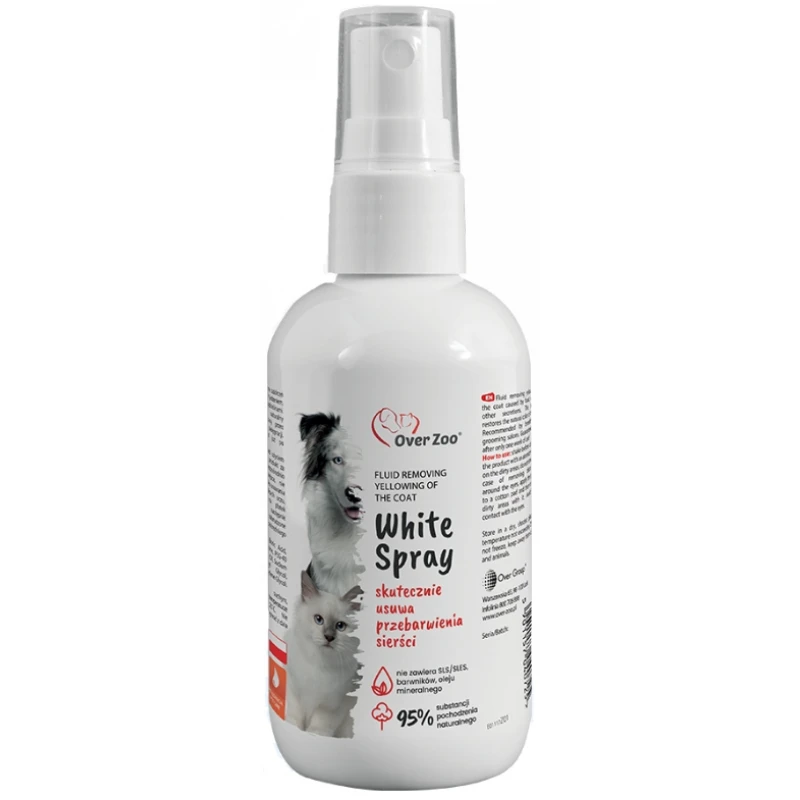 White spray για αποκατάσταση φυσικού χρώματος 100ml ΣΚΥΛΟΙ