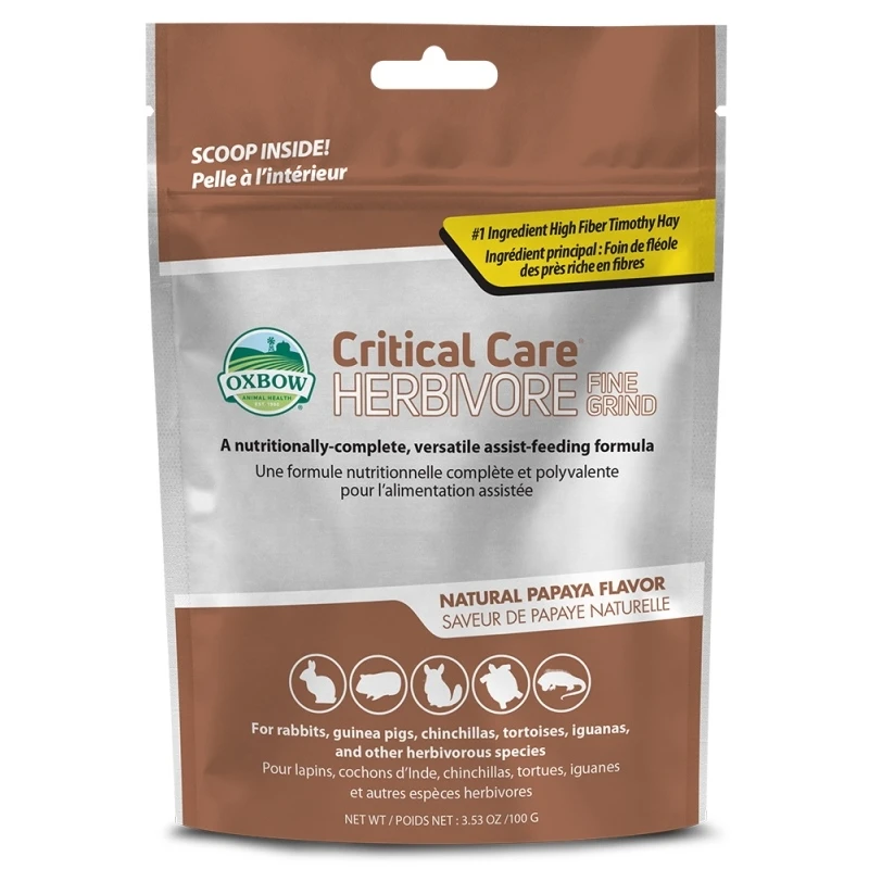 Κλινική δίαιτα Oxbow Critical Care Fine Grind 100gr ΤΡΟΦΕΣ ΚΟΥΝΕΛΙΩΝ