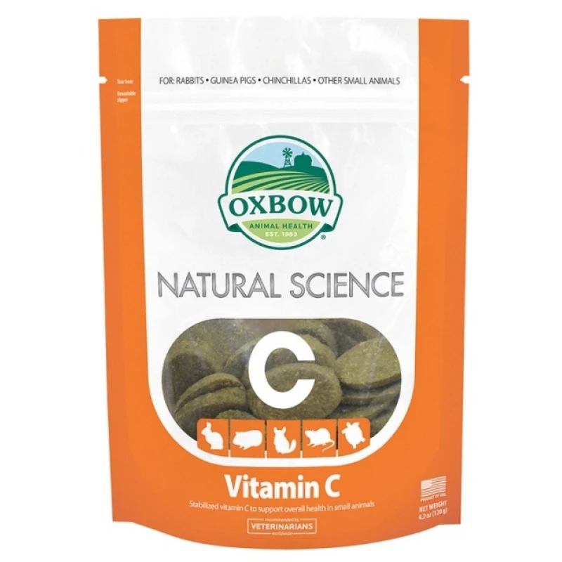 Συμπλήρωμα διατροφής Για μικρά ζώα Oxbow Vitamin C 120gr ΤΡΟΦΕΣ ΚΟΥΝΕΛΙΩΝ