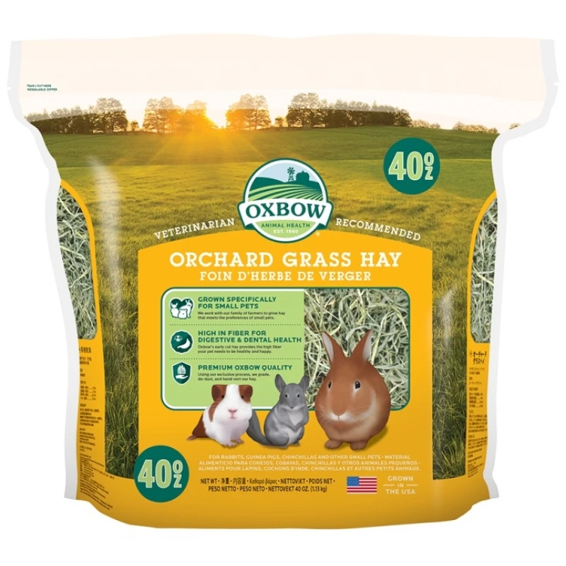 Χόρτο  Oxbow Orchard Grass Hay 1.13kg ΤΡΟΦΕΣ ΚΟΥΝΕΛΙΩΝ