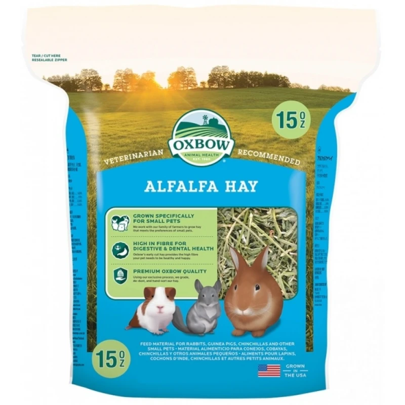 Χόρτο  Oxbow Alfalfa Hay 1.13Kg ΜΙΚΡΑ ΖΩΑ - ΚΟΥΝΕΛΙΑ