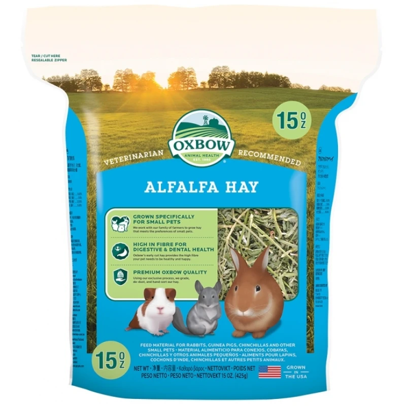 Χόρτο  Oxbow Alfalfa Hay 425gr ΤΡΟΦΕΣ ΚΟΥΝΕΛΙΩΝ