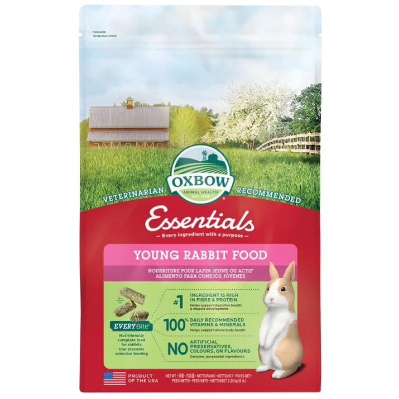 ΤΡΟΦΗ ΚΟΥΝΕΛΙΟΥ OXBOW ESSENTIALS JUNIOR RABBIT 2.27Kg ΜΙΚΡΑ ΖΩΑ - ΚΟΥΝΕΛΙΑ