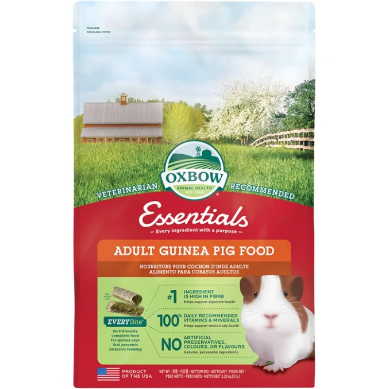 OXBOW ESSENTIALS ADULT GUINEA PIG 2.27Kg για Ινδικά χοιρίδια ΤΡΟΦΕΣ ΓΙΑ ΙΝΔΙΚΑ ΧΟΙΡΙΔΙΑ