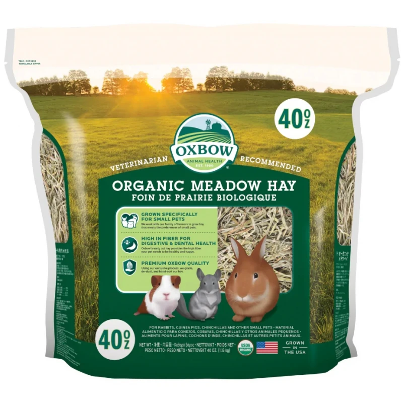 Χόρτο Oxbow Organic Meadow Hay 1,13kg ΜΙΚΡΑ ΖΩΑ - ΚΟΥΝΕΛΙΑ