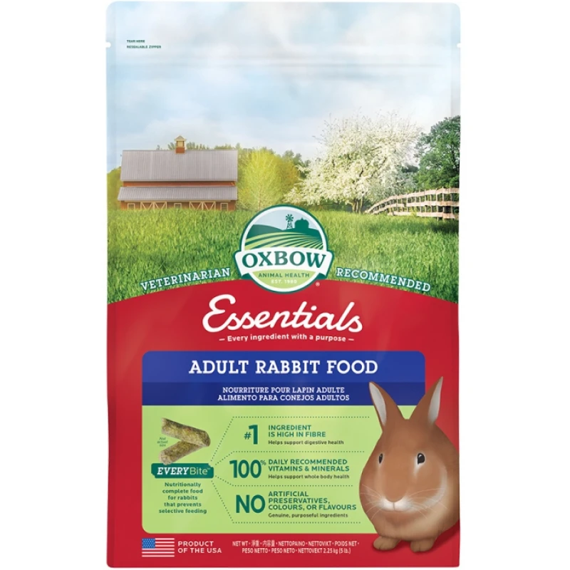 ΤΡΟΦΗ ΚΟΥΝΕΛΙΟΥ OXBOW ESSENTIALS ADULT RABBIT 2.27Kg ΤΡΟΦΕΣ ΚΟΥΝΕΛΙΩΝ