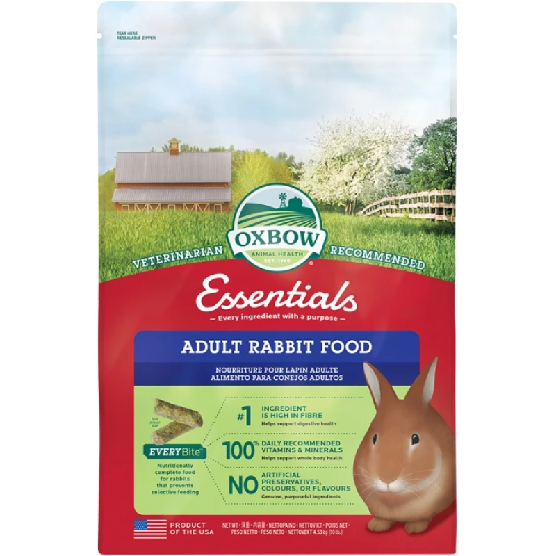 ΤΡΟΦΗ ΚΟΥΝΕΛΙΟΥ OXBOW ESSENTIALS ADULT RABBIT 4.54Kg ΤΡΟΦΕΣ ΚΟΥΝΕΛΙΩΝ