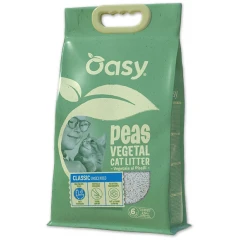 Φυτική Συγκολλητική Άμμος Γάτας Oasy Peas Classic Χωρίς Άρωμα 10lt