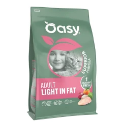 Oasy Cat Adult Light in Fat Chicken 1,5kg + Δώρο 1 Κονσέρβα Oasy Caprice
