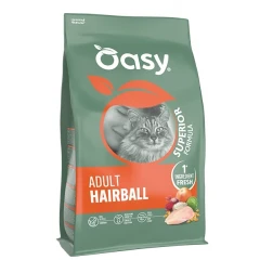 Oasy Cat Hairball Adult Chicken 1,5kg + Δώρο 1 Κονσέρβα Oasy Caprice Oasy Cat Hairball Adult Chicken 1,5kg + Δώρο 1 Κονσέρβα Oasy Caprice