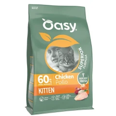 Oasy Cat Kitten Chicken 1,5kg + Δώρο 1 Κονσέρβα Oasy Caprice