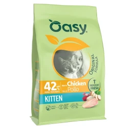 Oasy Cat Kitten Chicken 1,5kg + Δώρο 1 Κονσέρβα Oasy Caprice