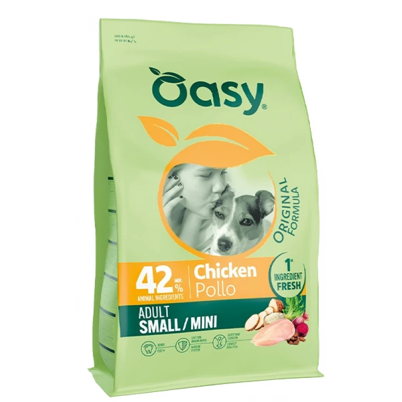 Oasy Dry Dog Adult Small/Mini Chicken 2kg Σκύλοι