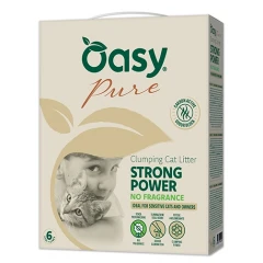 Συγκολλητική Άμμος Γάτας Pure Strong Power Χωρίς Άρωμα 10lt