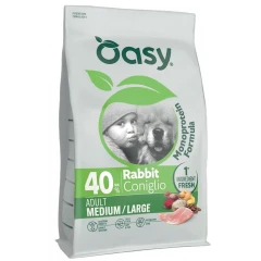 Ξηρά Τροφή Σκύλου Oasy Dry Dog One Animal Protein Adult Medium - Large Rabbit 10kg