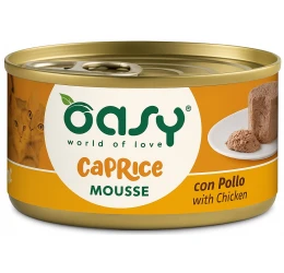 Υγρή Τροφή Γάτας Oasy Caprice Mousse με Κοτόπουλο 85gr Υγρή Τροφή Γάτας Oasy Caprice Mousse με Κοτόπουλο 85gr