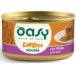 Υγρή Τροφή Γάτας Oasy Caprice Mousse με Μοσχάρι 85gr Υγρή Τροφή Γάτας Oasy Caprice Mousse με Μοσχάρι 85gr