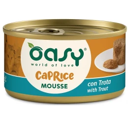 Υγρή Τροφή Γάτας Oasy Caprice Mousse με Πέστροφα 85gr Υγρή Τροφή Γάτας Oasy Caprice Mousse με Πέστροφα 85gr