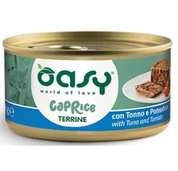 Υγρή Τροφή Γάτας Oasy Caprice Τερίνα με Τόνο & Ντομάτα 85gr Υγρή Τροφή Γάτας Oasy Caprice Τερίνα με Τόνο & Ντομάτα 85gr