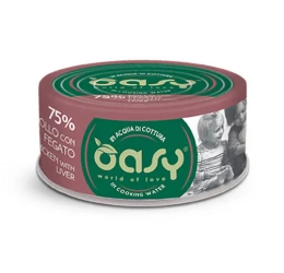 Υγρή Τροφή Γάτας Oasy More Love Adult Κοτόπουλο και Συκώτι 70gr Υγρή Τροφή Γάτας Oasy More Love Adult Κοτόπουλο και Συκώτι 70gr