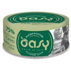 Υγρή Τροφή Γάτας Oasy More Love Adult Κοτόπουλο και Τόνος 70gr