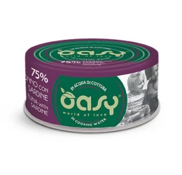 Υγρή Τροφή Γάτας Oasy More Love Adult Τόνος και Σαρδέλα 70gr