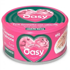 Υγρή Τροφή Γάτας Oasy More Love Adult Τόνος με Σολομό 70gr Υγρή Τροφή Γάτας Oasy More Love Adult Τόνος με Σολομό 70gr