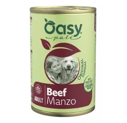 Υγρή Τροφή Σκύλου Oasy Lifestage Adult Πατέ Μοσχάρι 400gr