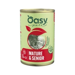 Υγρή Τροφή Σκύλου Oasy Lifestage Mature and Senior Πατέ Κοτόπουλο 400gr