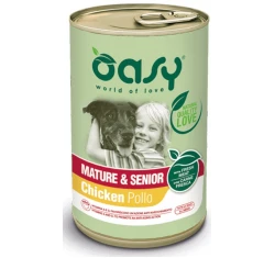 Υγρή Τροφή Σκύλου Oasy Lifestage Mature and Senior Πατέ Κοτόπουλο 400gr Υγρή Τροφή Σκύλου Oasy Lifestage Mature and Senior Πατέ Κοτόπουλο 400gr