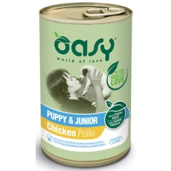 Υγρή Τροφή Σκύλου Oasy Lifestage Puppy and Junior Πατέ Κοτόπουλο 400gr Υγρή Τροφή Σκύλου Oasy Lifestage Puppy and Junior Πατέ Κοτόπουλο 400gr
