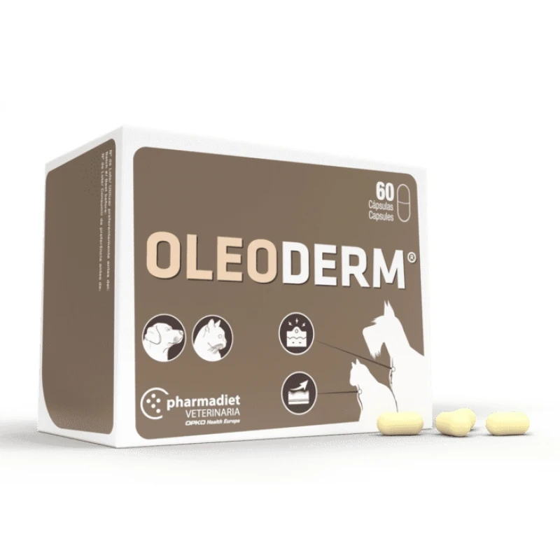 oleoDERM για τον έλεγχο των φλεγμονωδών δερματικών διαταραχών 60caps ΣΚΥΛΟΙ