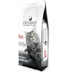 Άμμος Γάτας Olysand Από Λευκό Μπετονίτη 10L (8,5kg) με Ενεργό Άνθρακα Άμμος Γάτας Olysand Από Λευκό Μπετονίτη 10L (8,5kg) με Ενεργό Άνθρακα