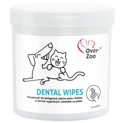 Over Zoo Dental Wipes Ειδικά Μαντηλάκια Καθαρισμού για Δόντια 50τμχ
