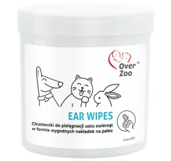  Over Zoo Ear Wipes Ειδικά Μαντηλάκια Καθαρισμού για Αυτιά 50τμχ