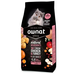 Ownat Ultra Kitten Sterilized με Κοτόπουλο & Γαλοπούλα 1,5kg Ownat Ultra Kitten Sterilized με Κοτόπουλο & Γαλοπούλα 1,5kg