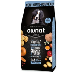 Ownat Ultra Low Grain Maxi Junior Κοτόπουλο & Γαλοπούλα 12kg + Δώρο Θερμός Ownat Ultra Low Grain Maxi Junior Κοτόπουλο & Γαλοπούλα 12kg + Δώρο Θερμός