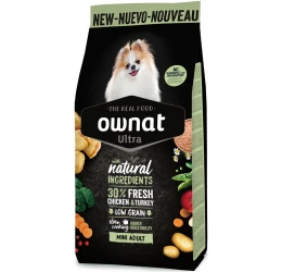Ownat Ultra Low Grain Mini Adult Κοτόπουλο - Γαλοπούλα 3kg Ownat Ultra Low Grain Mini Adult Κοτόπουλο - Γαλοπούλα 3kg
